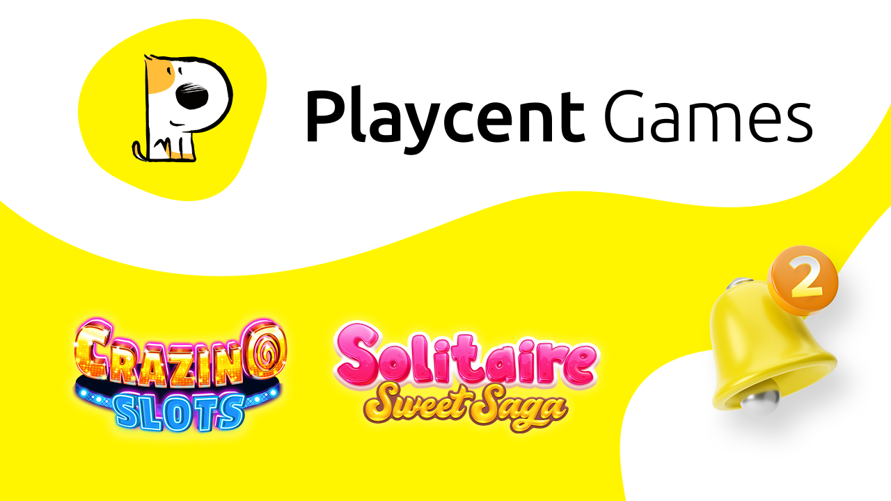 Playcent Games continues to dive into CTV gaming with Solitaire release and a big Crazino update